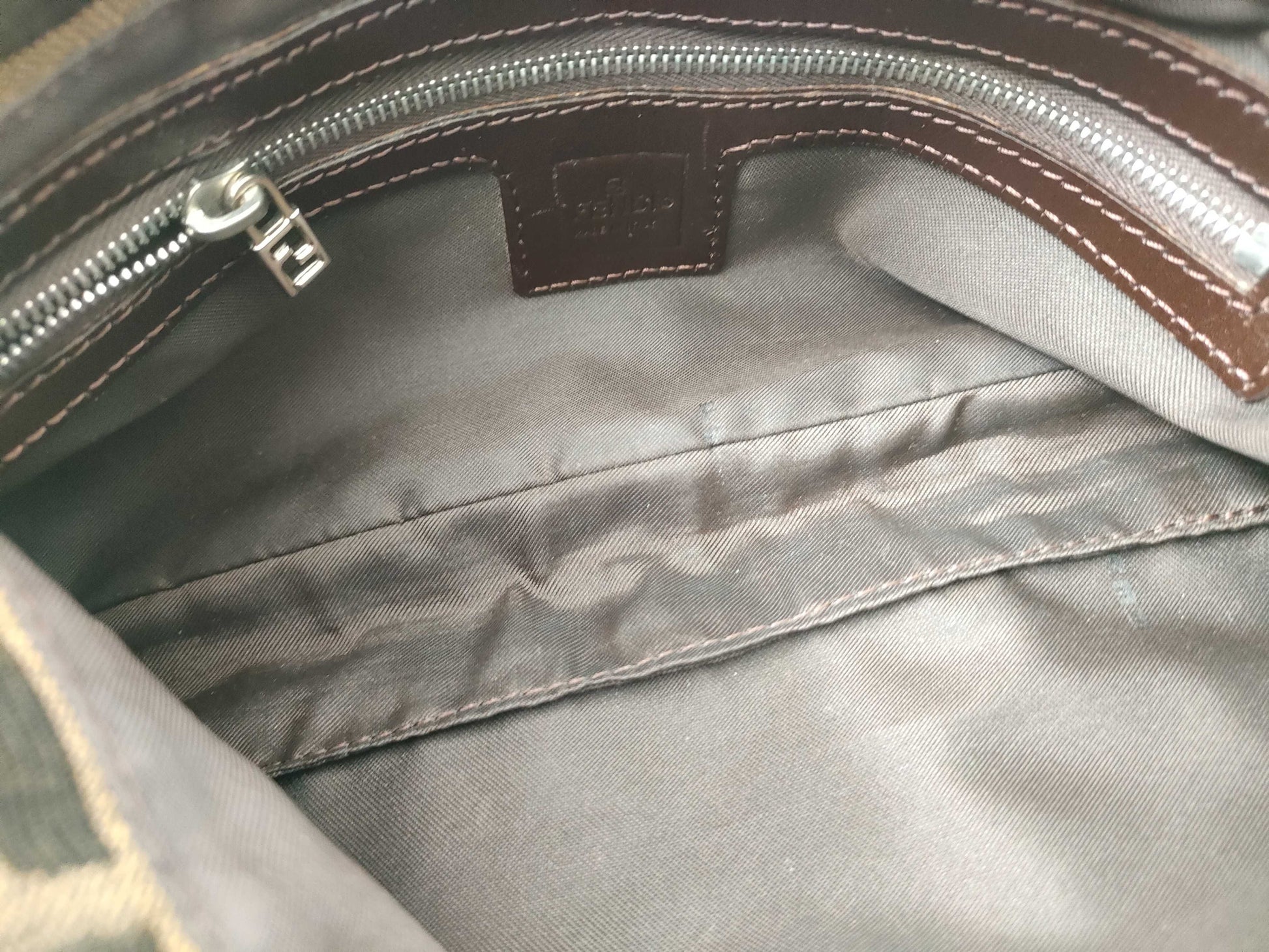 FENDI Zucca pattern bucket shoulder bag