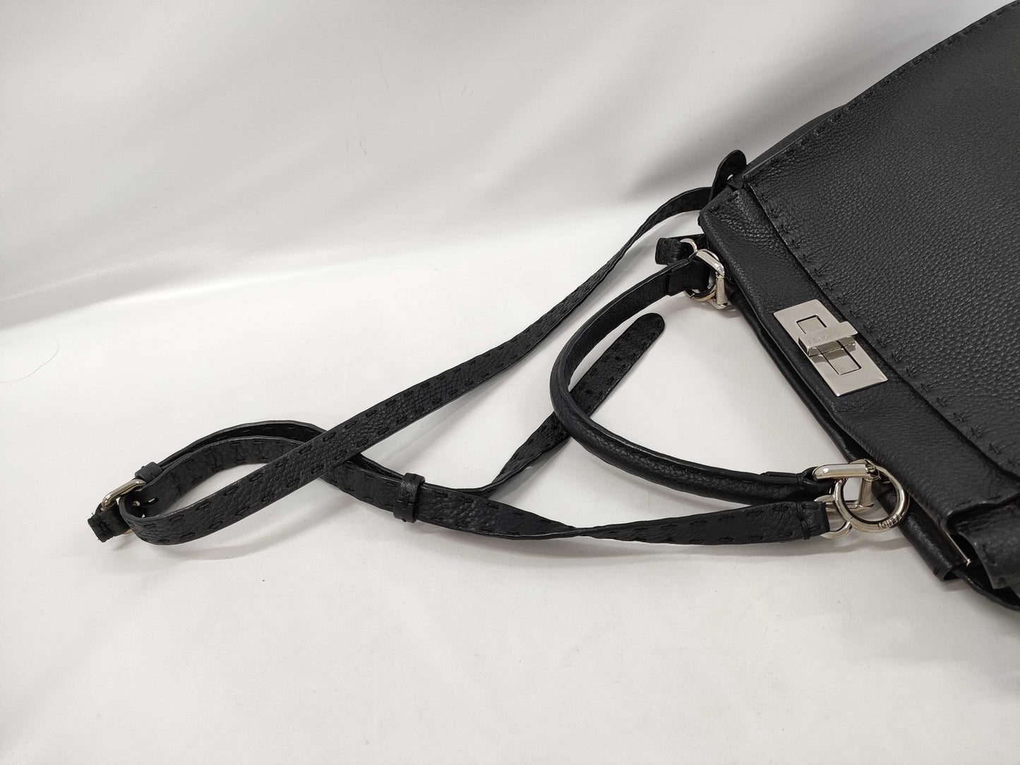 FENDI Selleria black handbag with ST