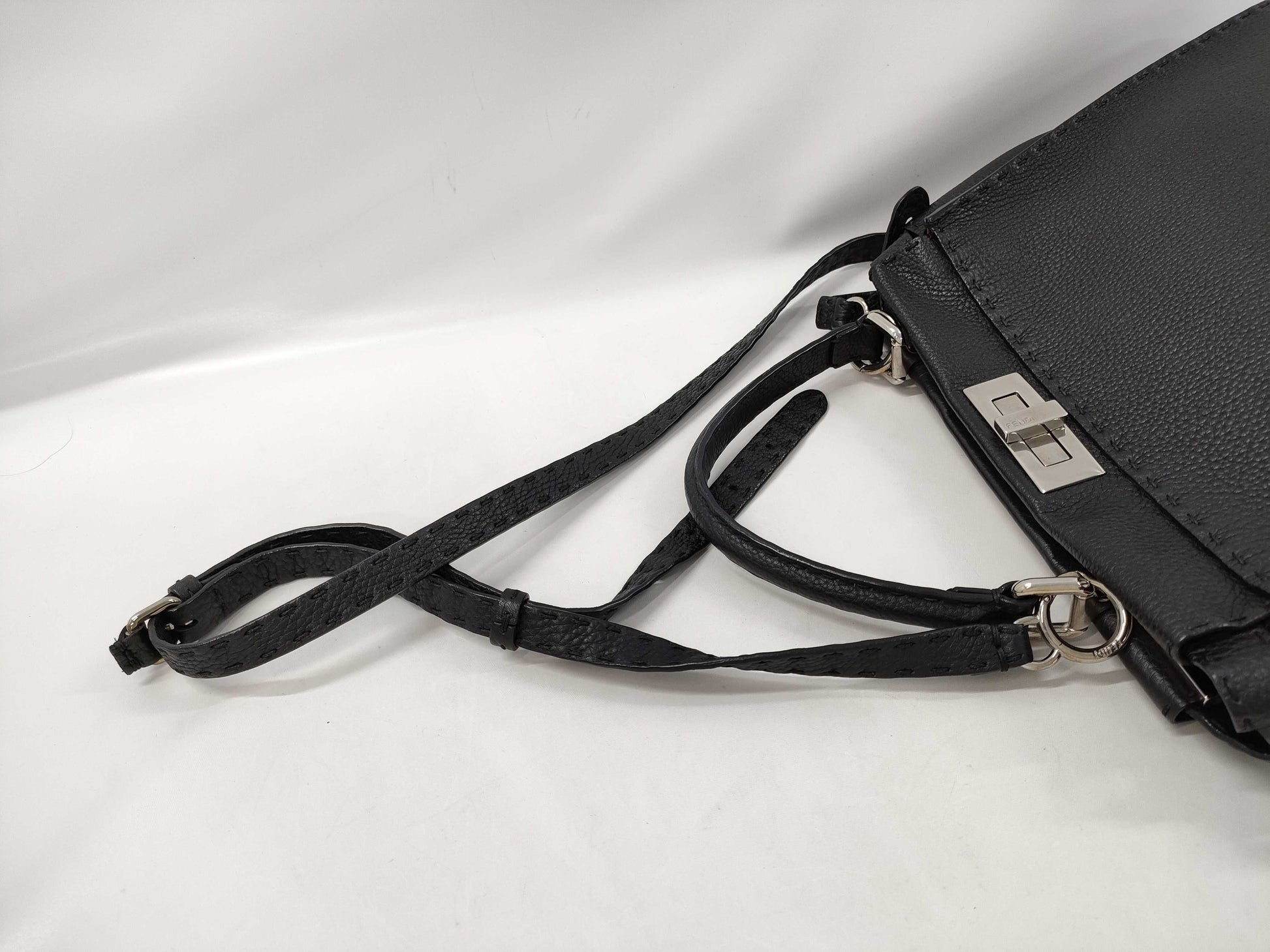 FENDI Selleria black handbag with ST