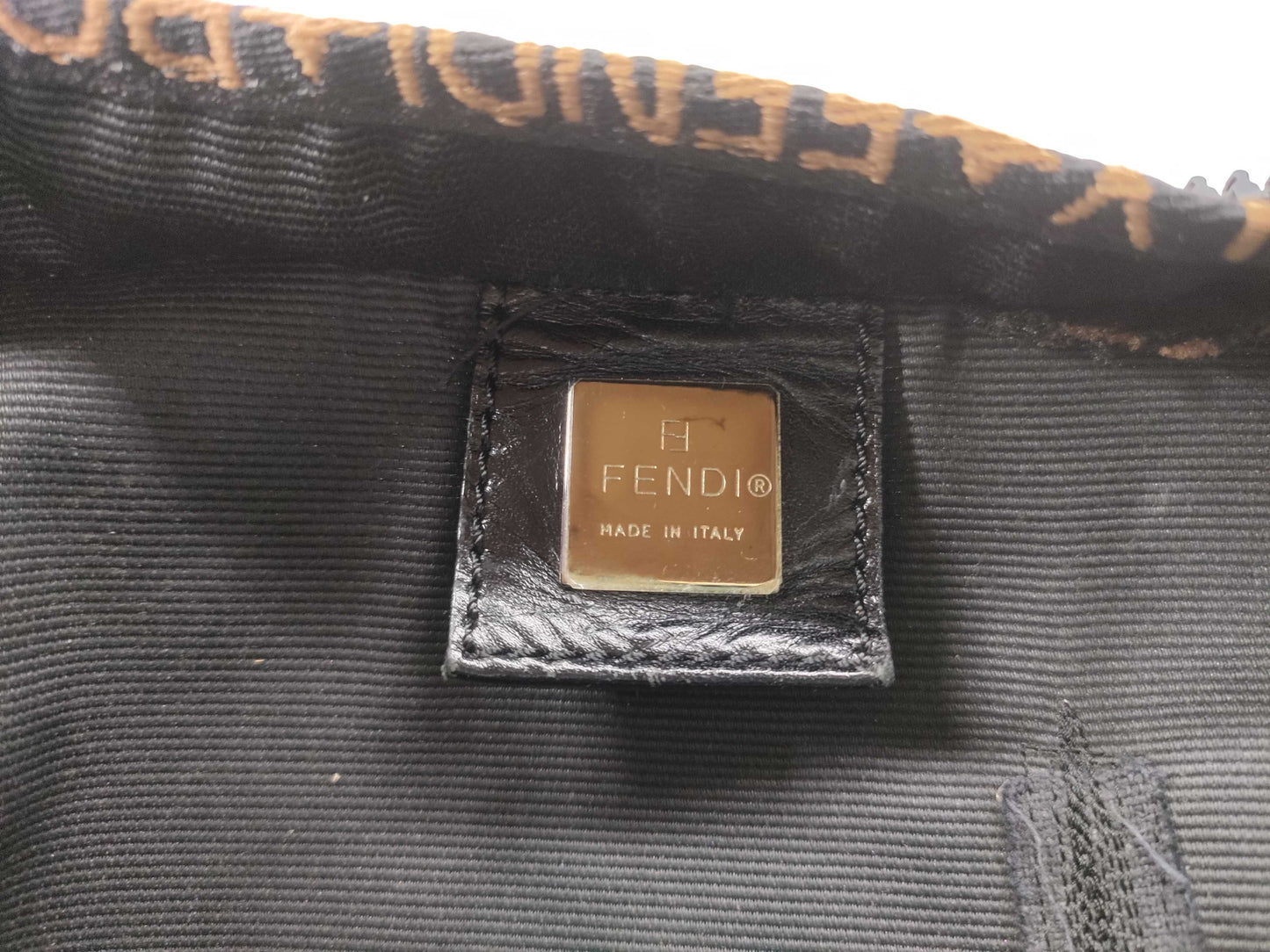 FENDI nylon bag, bottom piping condition considered, handbag