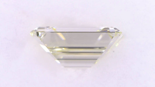 2.078ct UNDER N)VERY LIGHT YELLOW VS-2 ****/GD/GD FAINT NATURAL 9.13-6.64X4.01mm EM Diamond Loose