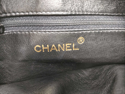 CHANEL Lambskin Tassel Chain Shoulder Bag, Vertical Stitch, No. 2