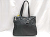 PRADA nylon and leather tote bag