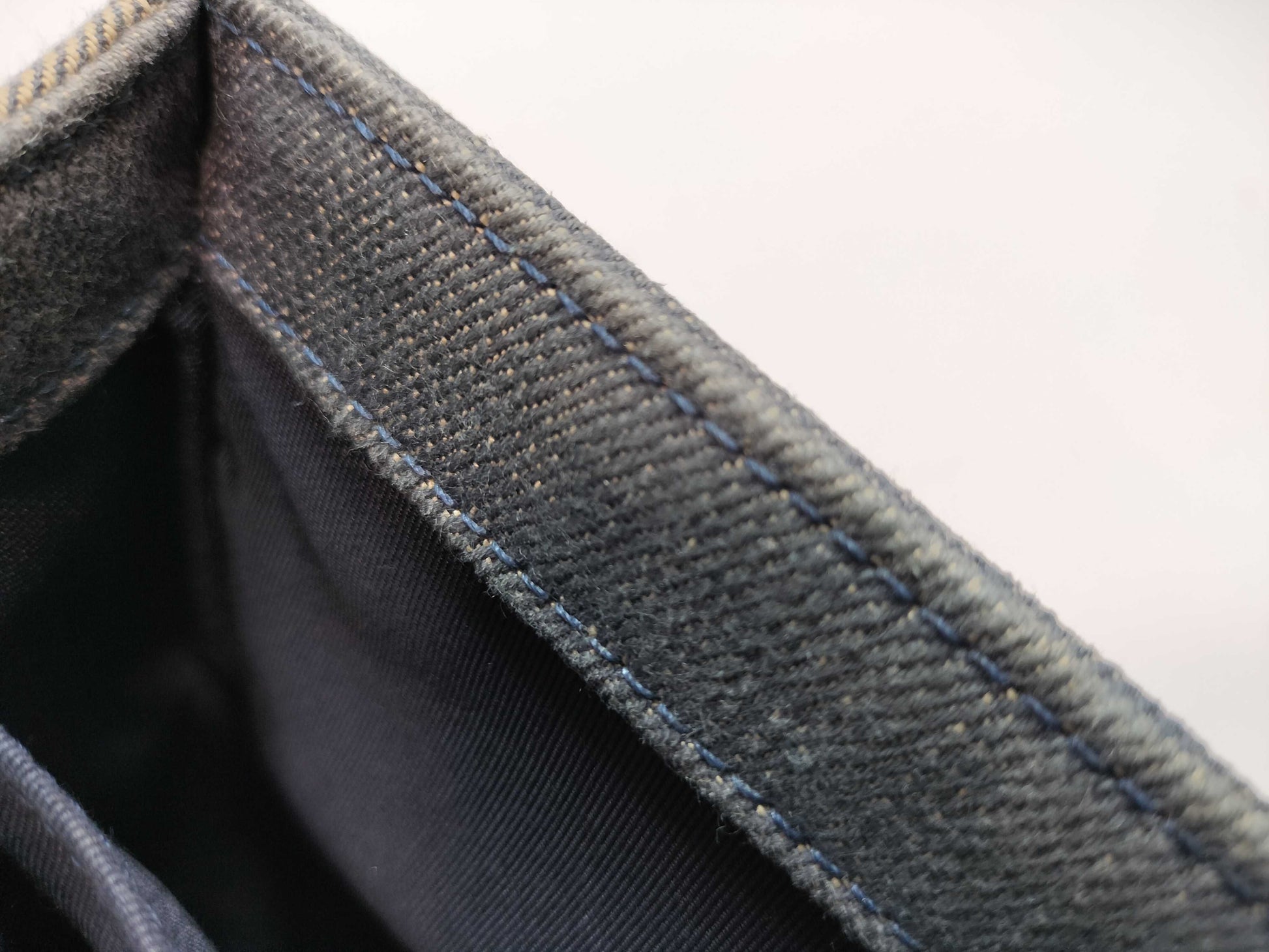 CHANEL Boy Chanel Chevron Denim Shoulder Bag 20862150