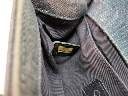 CHANEL Boy Chanel Chevron Denim Shoulder Bag 20862150