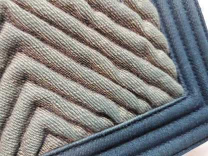 CHANEL Boy Chanel Chevron Denim Shoulder Bag 20862150