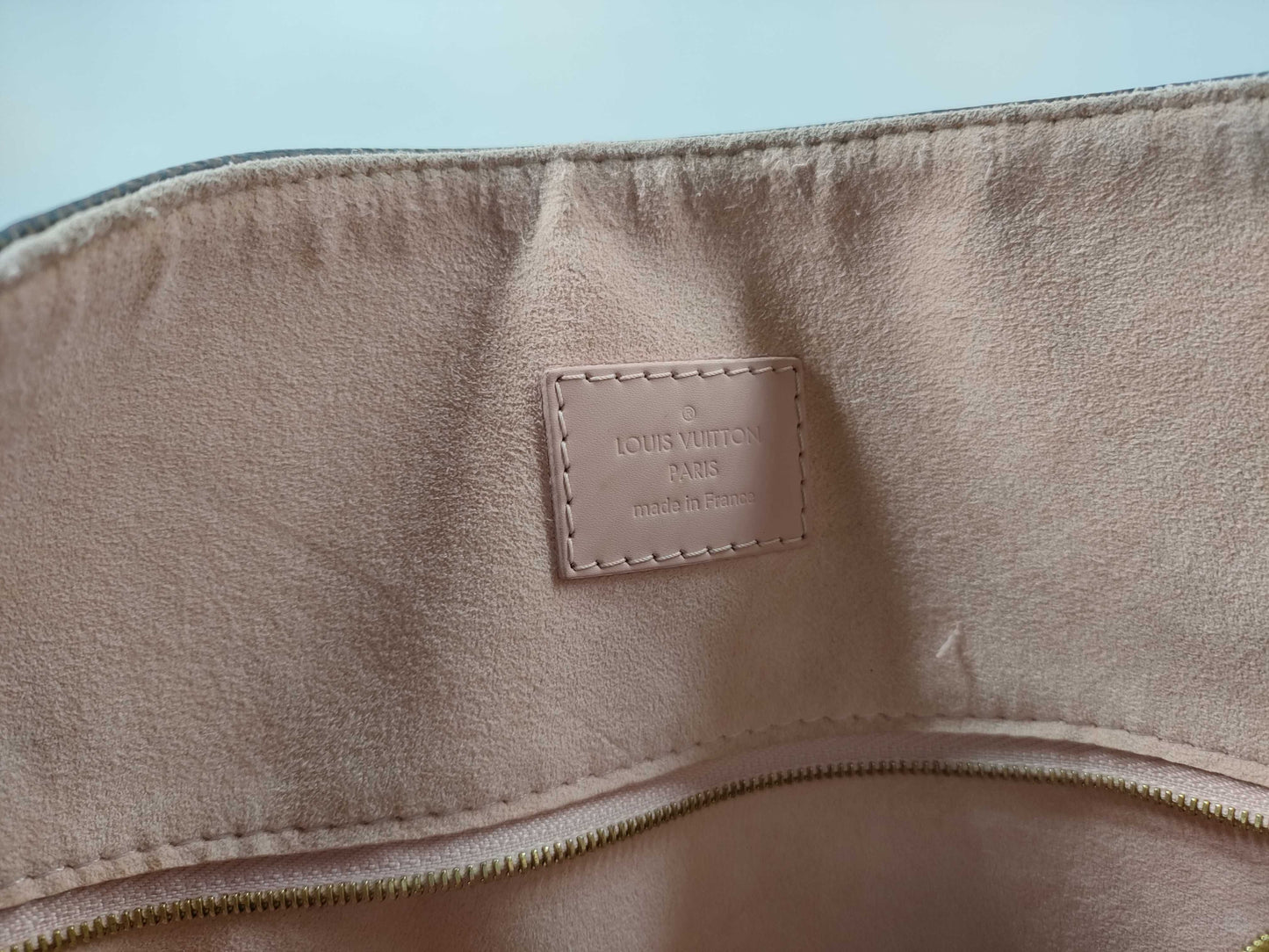 LOUIS VUITTON N41556 Damier Kaisa Hobo/Rose Ballerine Shoulder Bag