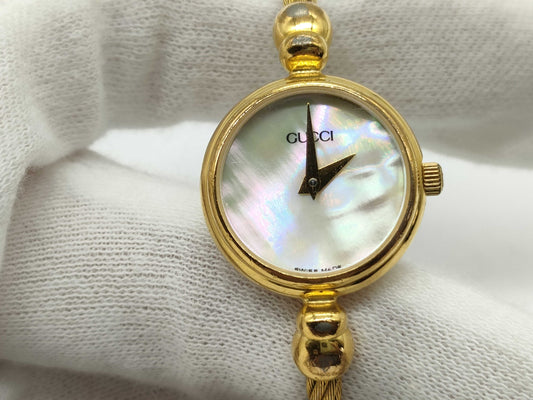 GUCCI 2700.2.L 0254312 White Shell Quartz Women's Watch