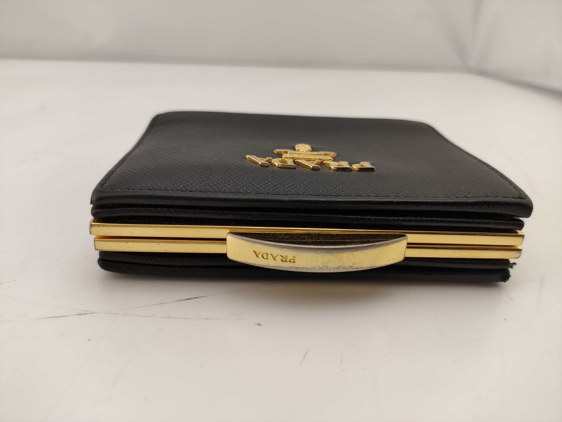 PRADA Saffiano Compact Wallet