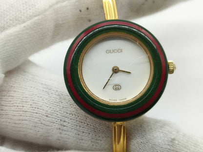 GUCCI Change Bezel 11/12 0538978 Quartz Women's Watch
