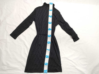 FENDI Zucca print dress, black