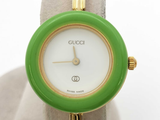 GUCCI Change Bezel 1100L 0127905 Quartz Unmoving Women's Watch