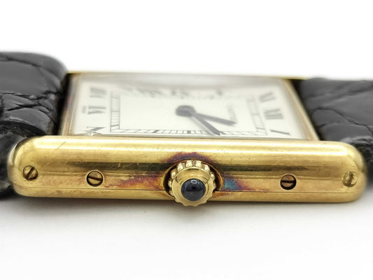 Cartier Tank Louis W1512856 1140 CC155970 18K Gold Women's Watch