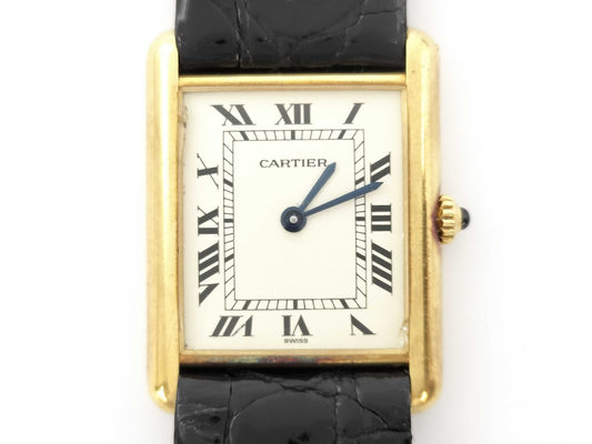 Cartier Tank Louis W1512856 1140 CC155970 18K Gold Women's Watch