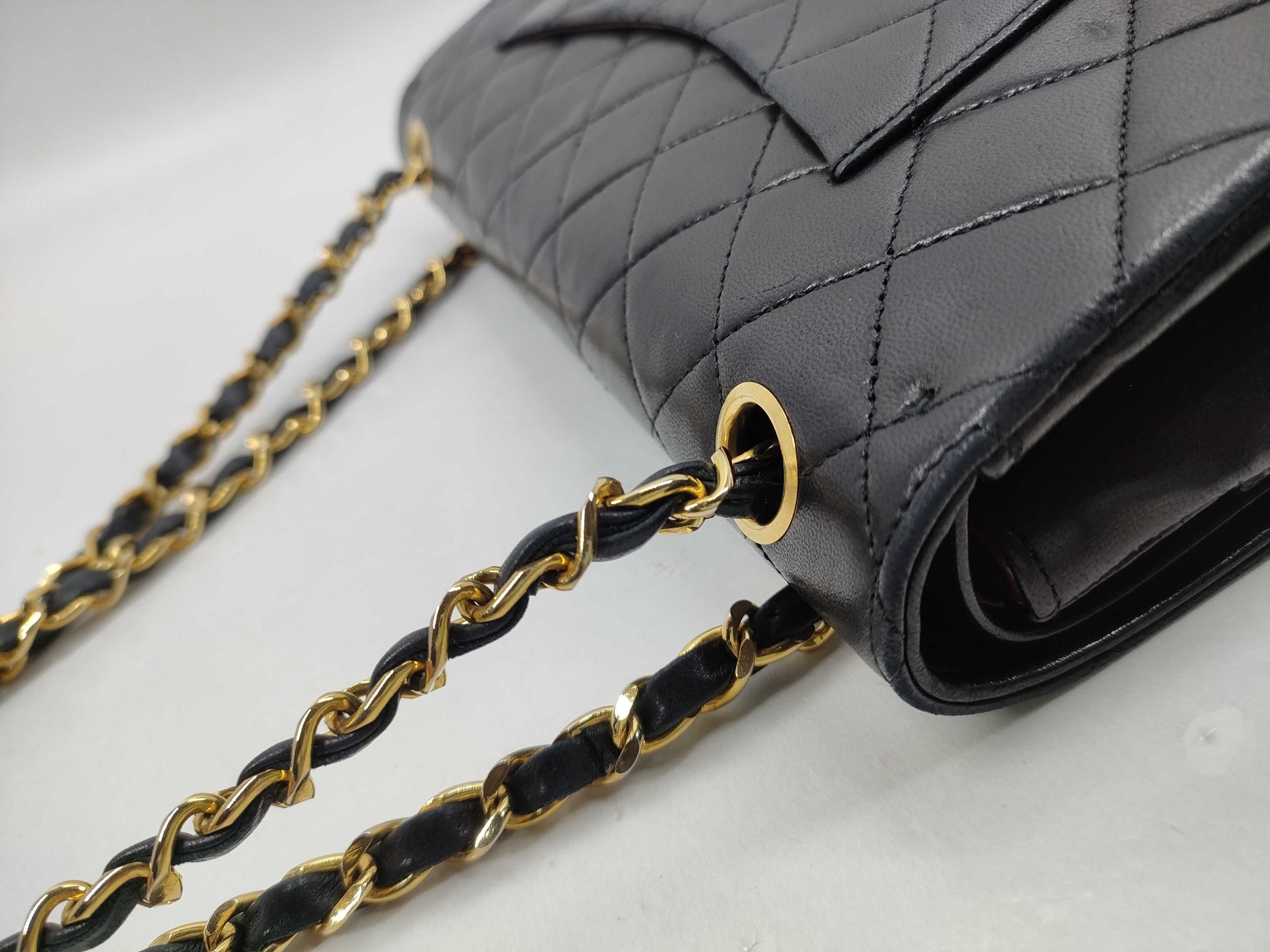 CHANEL Lambskin Matelasse W 0 Series Shoulder Bag