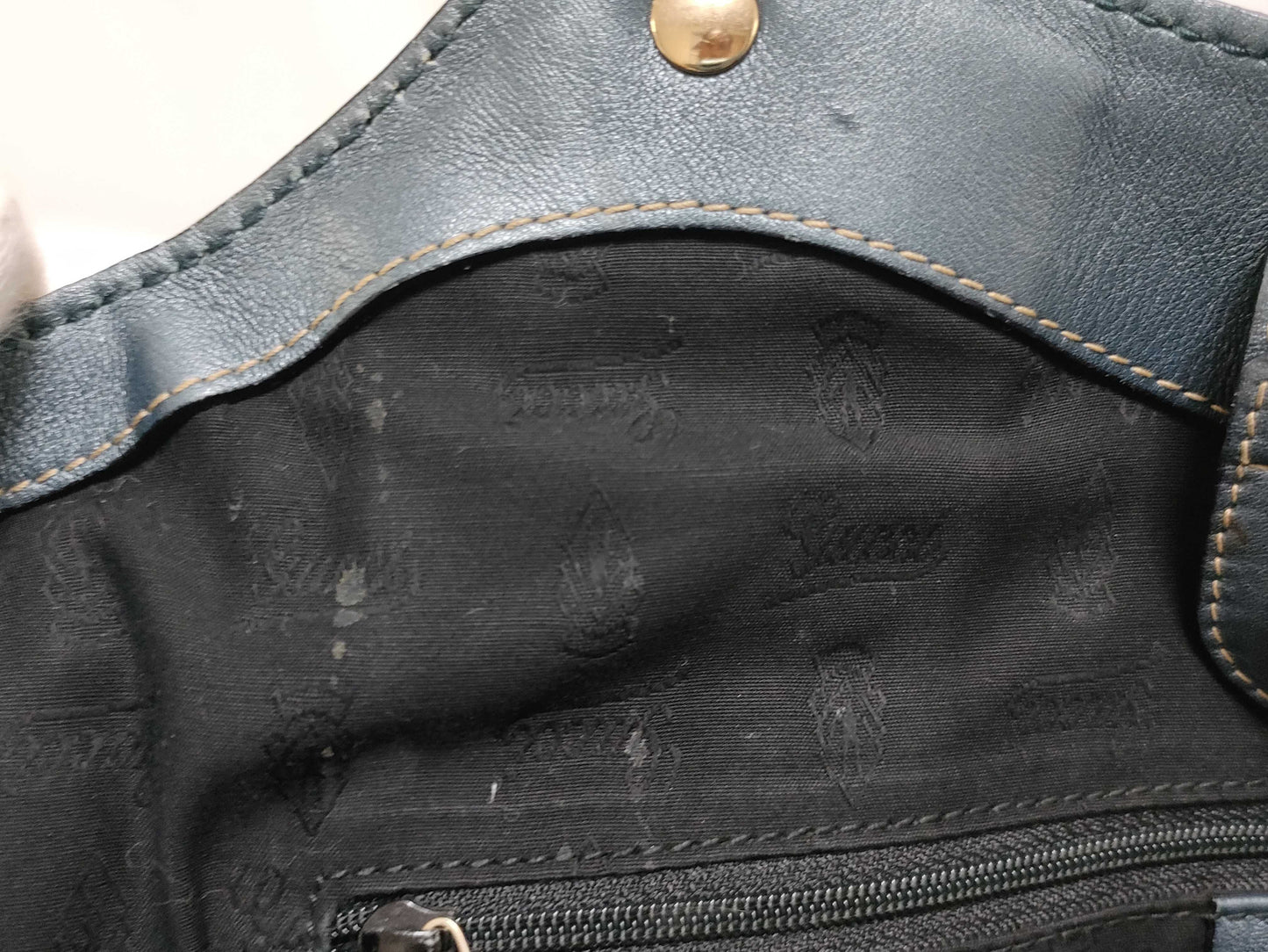 GUCCI Sukey Shima Leather Tote Bag