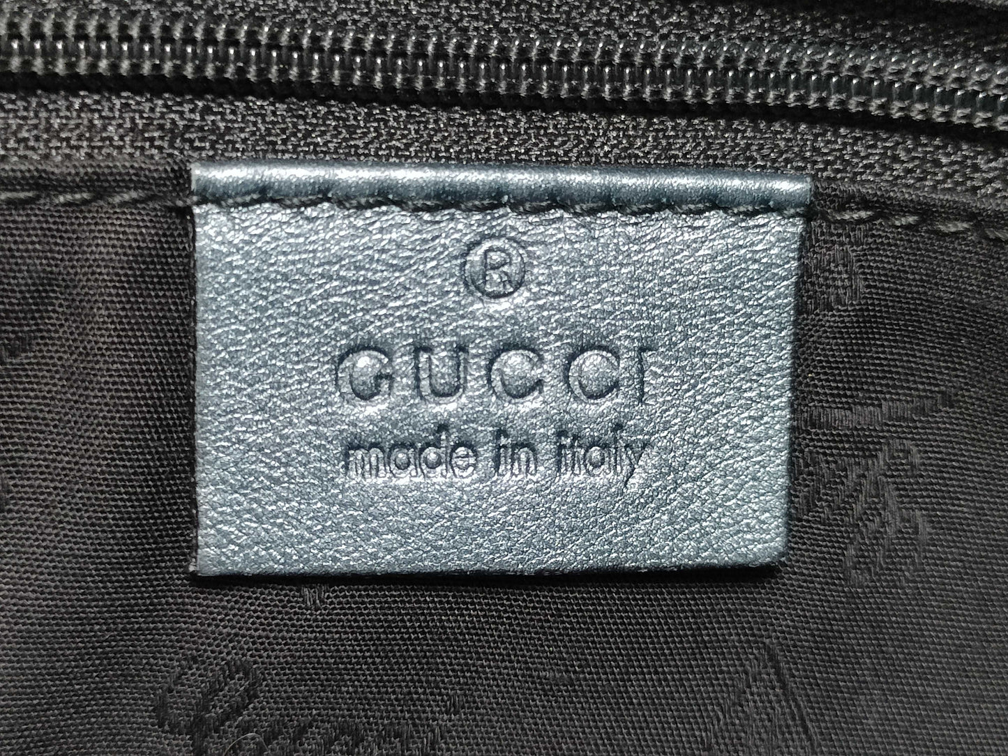 GUCCI Sukey Shima Leather Tote Bag