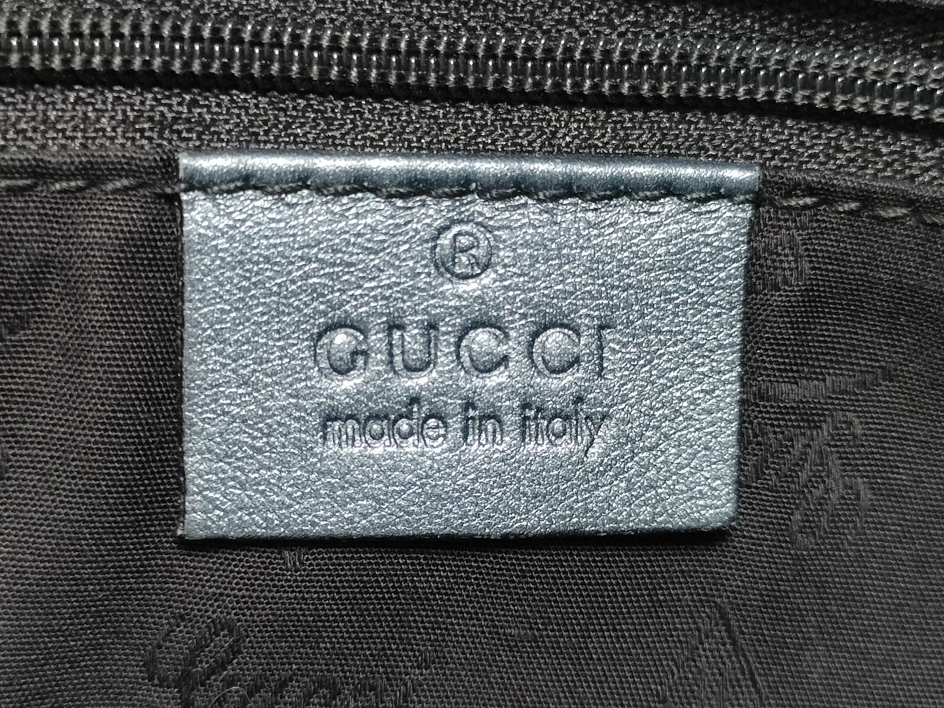 GUCCI Sukey Shima Leather Tote Bag