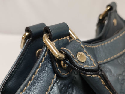 GUCCI Sukey Shima Leather Tote Bag