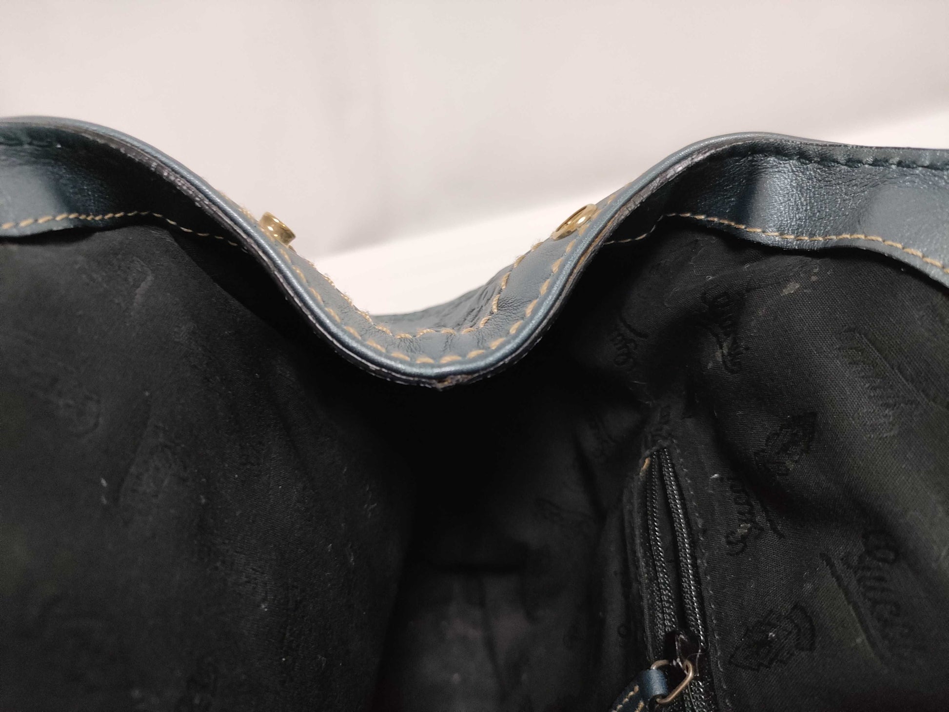GUCCI Sukey Shima Leather Tote Bag