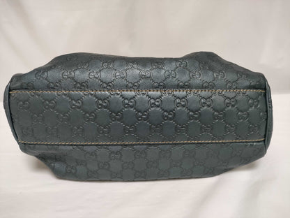 GUCCI Sukey Shima Leather Tote Bag