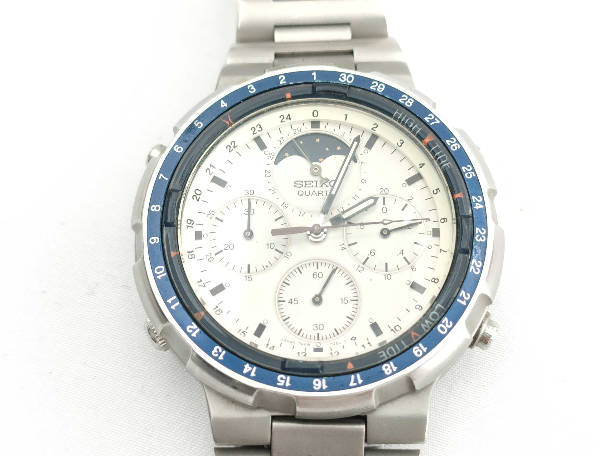 SEIKO 7A48-7050 Fishing Master 520740 Quartz Men's Watch