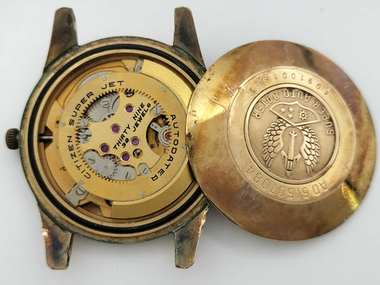 CITIZEN Super Auto Date AD51507084 40910016 Automatic Men's Watch, Current Condition, Unworked