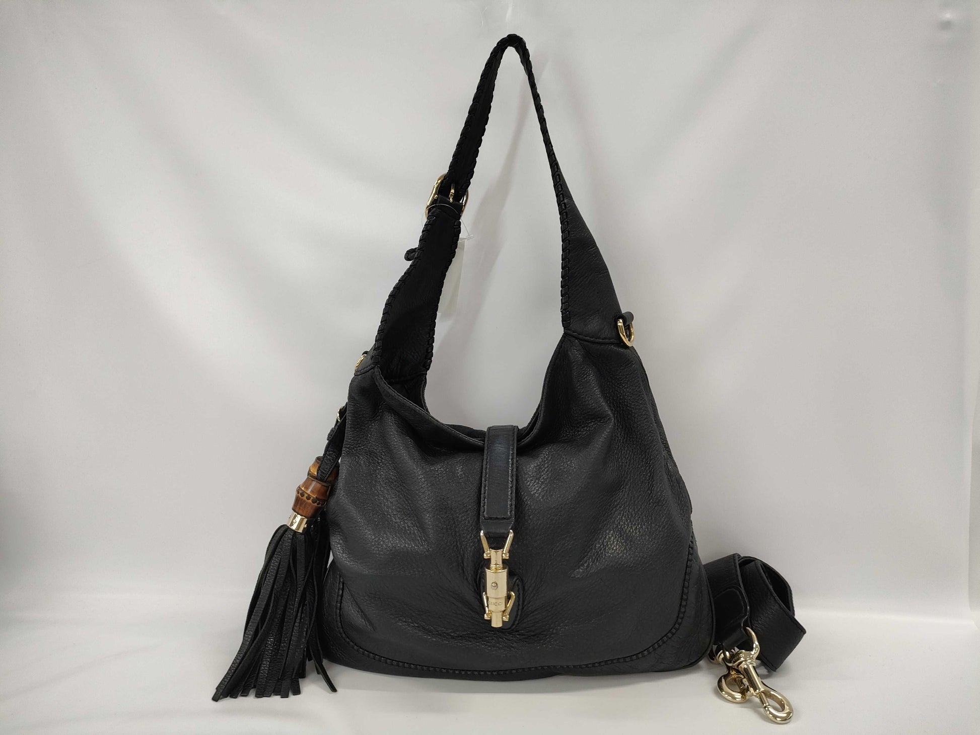 GUCCI Jackie Leather Shoulder Bag 246907