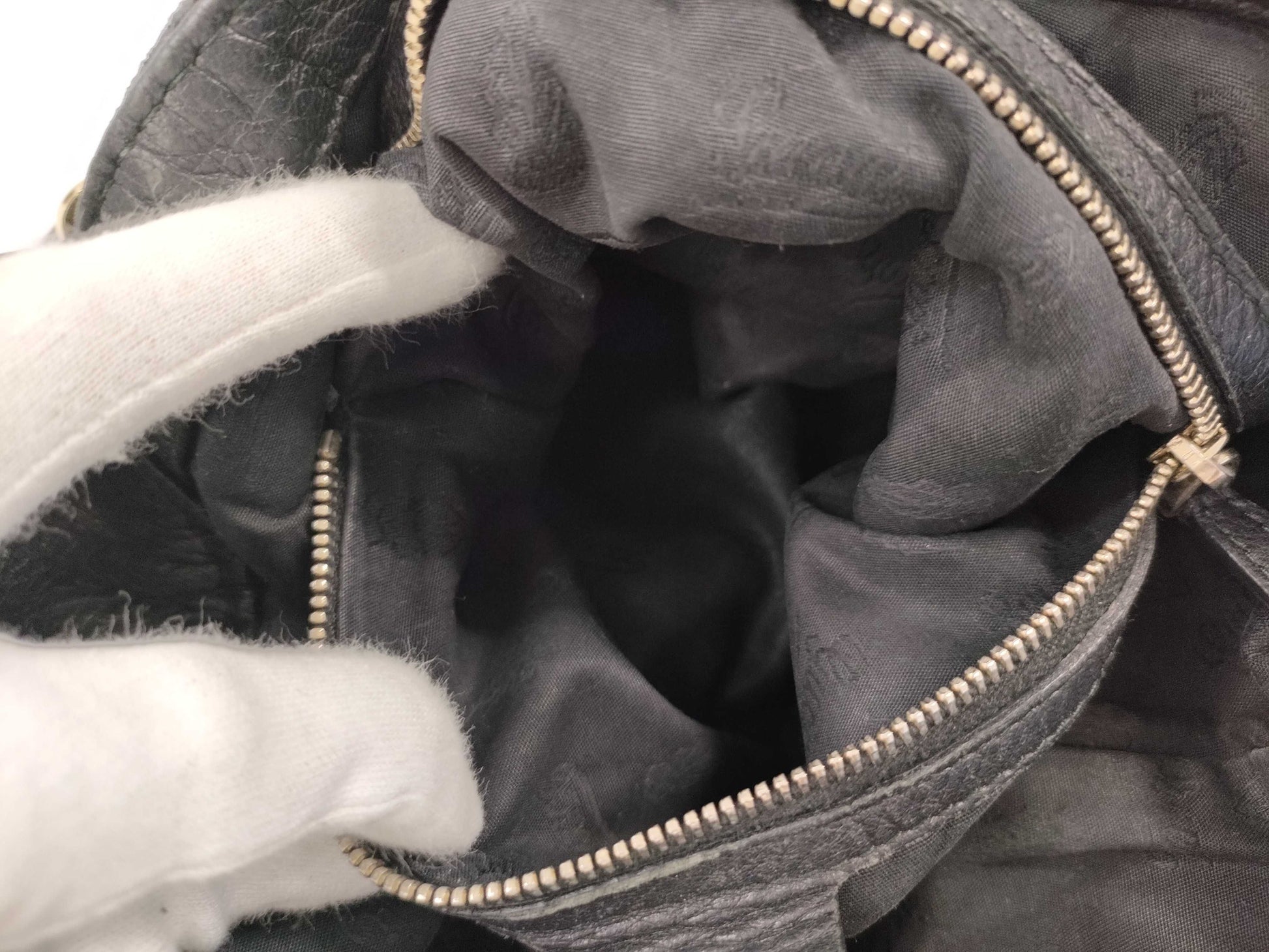GUCCI Jackie Leather Shoulder Bag 246907