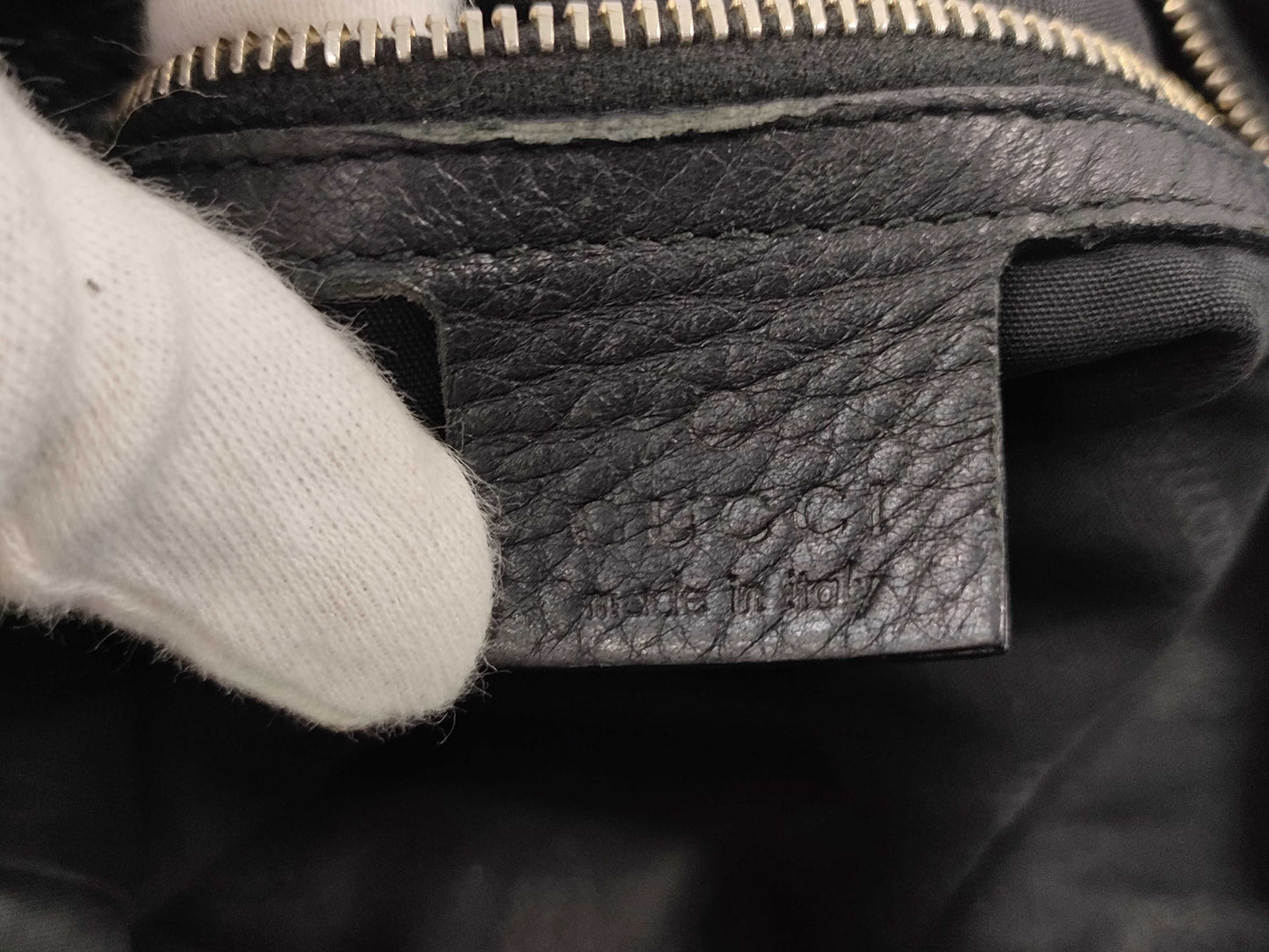 GUCCI Jackie Leather Shoulder Bag 246907