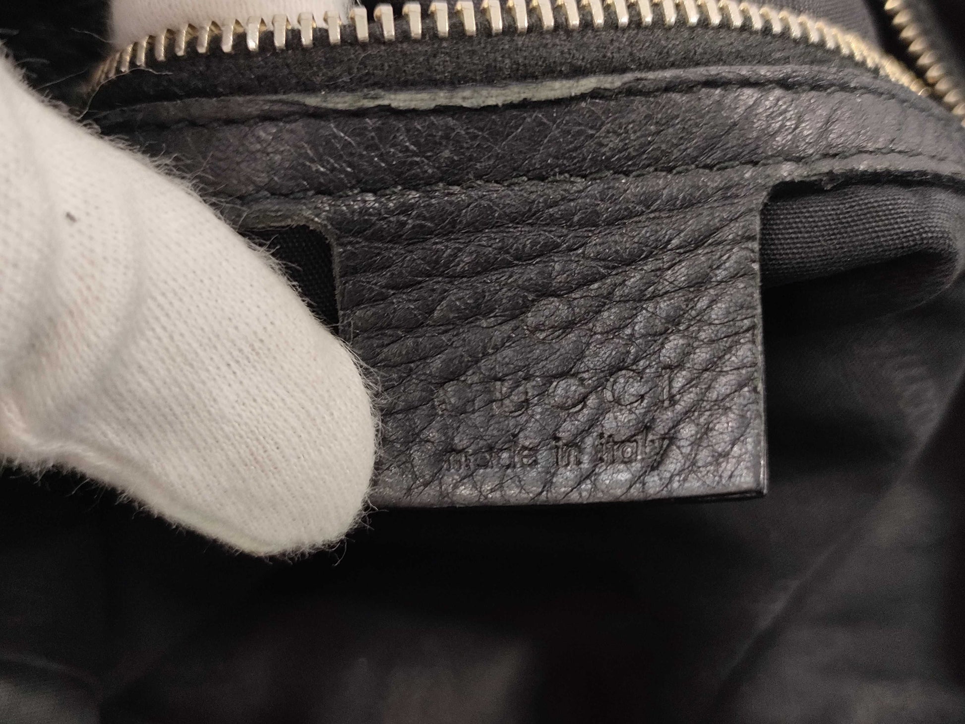 GUCCI Jackie Leather Shoulder Bag 246907