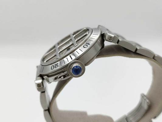 Cartier Pasha Grid W31059H3 2379 816617UF Automatic Men's Watch