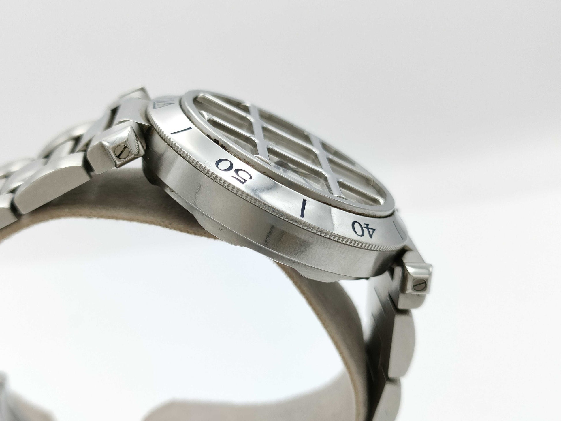 Cartier Pasha Grid W31059H3 2379 816617UF Automatic Men's Watch