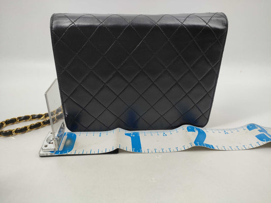 CHANEL Lambskin Matelasse 22 S Flap S Chain Push Lock Gold Shoulder Bag