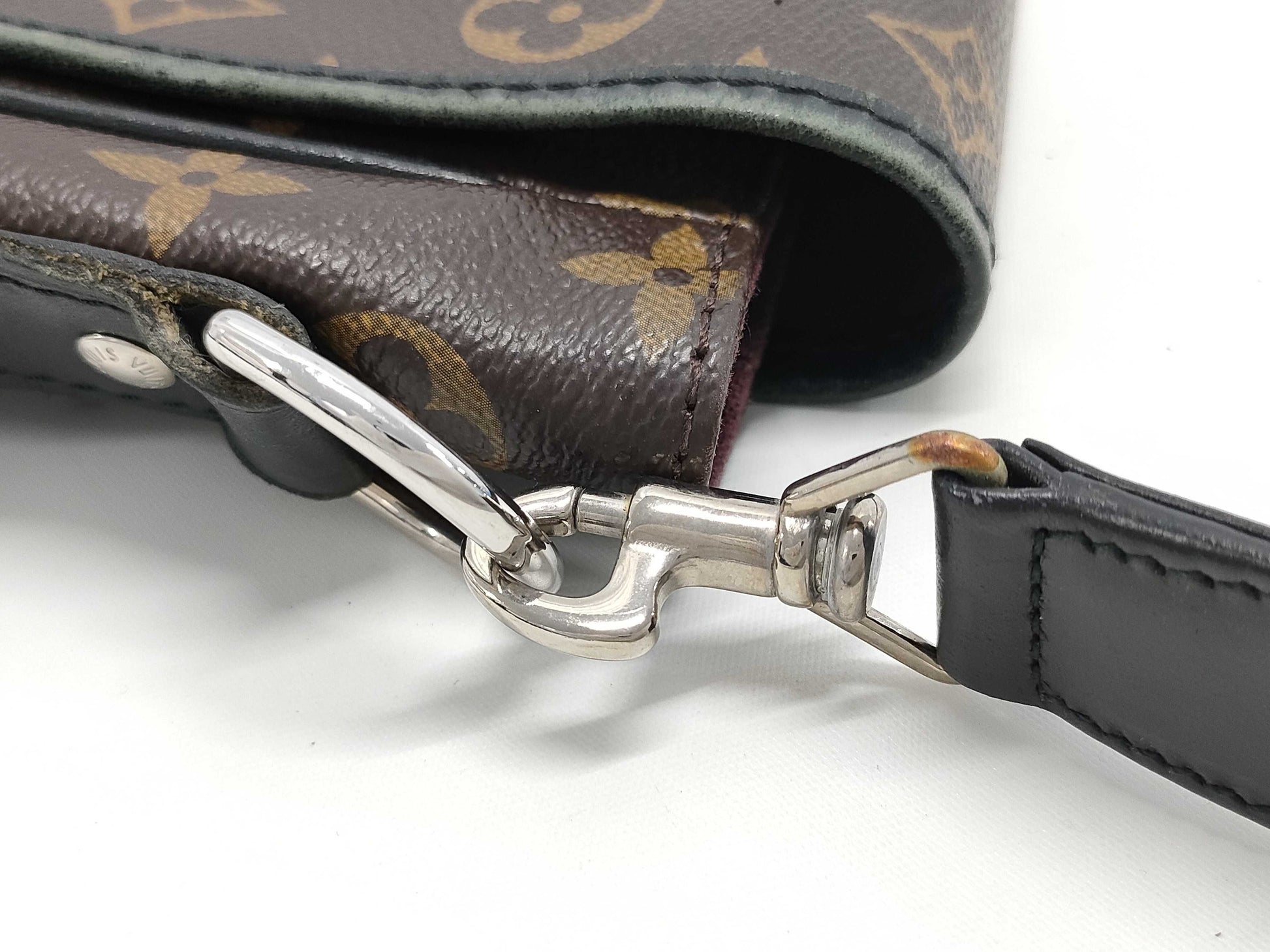 LOUIS VUITTON Monogram Macassar Buzz PM Shoulder Bag