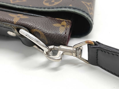 LOUIS VUITTON Monogram Macassar Buzz PM Shoulder Bag
