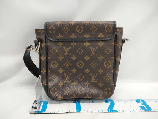 LOUIS VUITTON Monogram Macassar Buzz PM Shoulder Bag