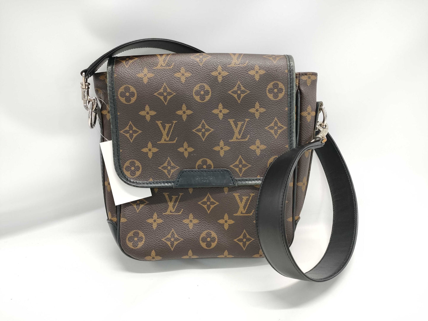 LOUIS VUITTON Monogram Macassar Buzz PM Shoulder Bag