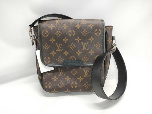 LOUIS VUITTON Monogram Macassar Buzz PM Shoulder Bag