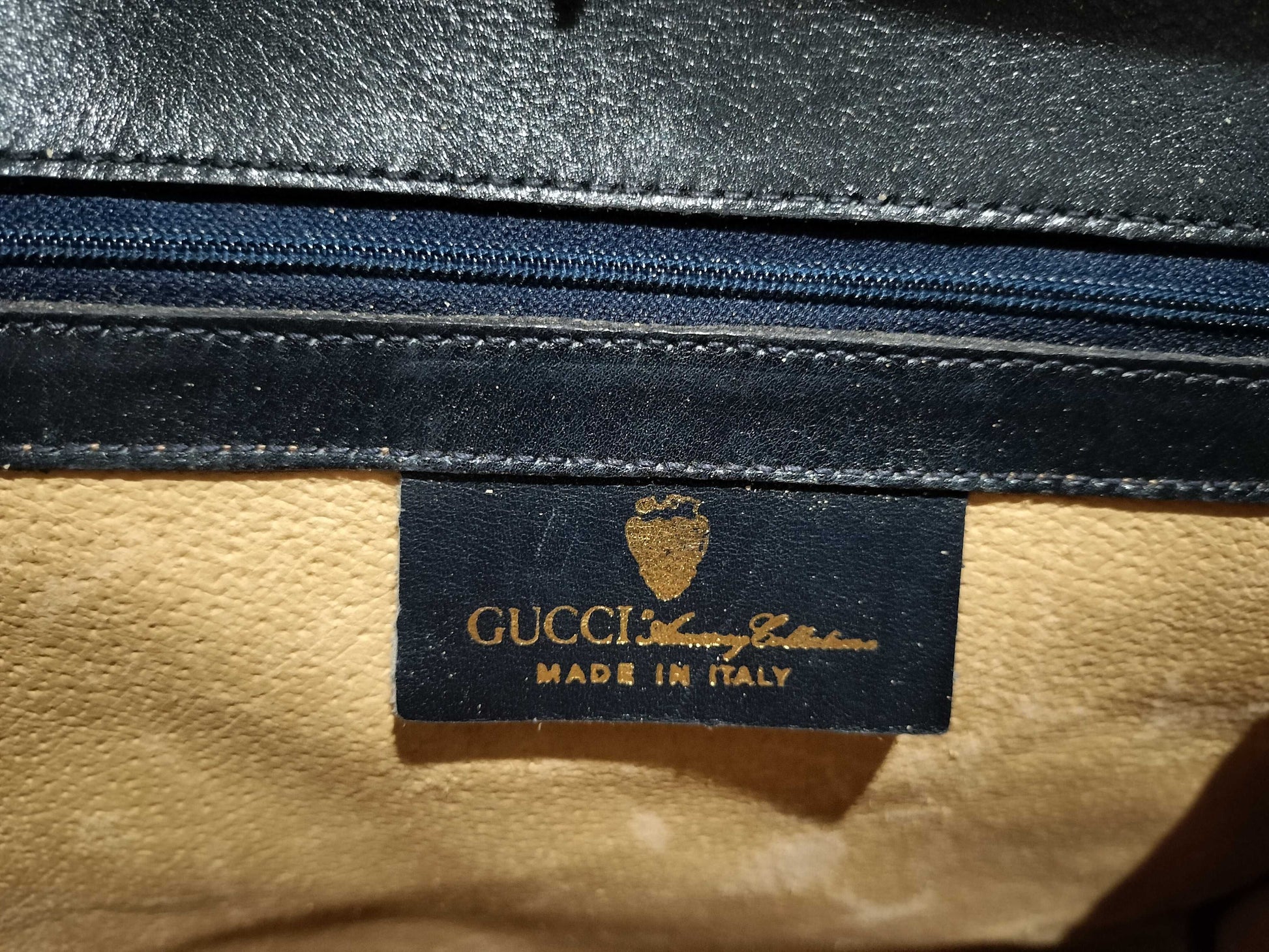 GUCCI GG Canvas Old Sherry/Push/Hand Handbag