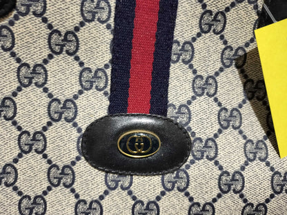 GUCCI GG Canvas Old Sherry/Push/Hand Handbag