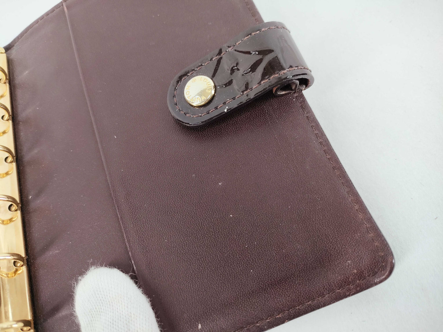 LOUIS VUITTON Vernis Agenda PM Notebook Cover