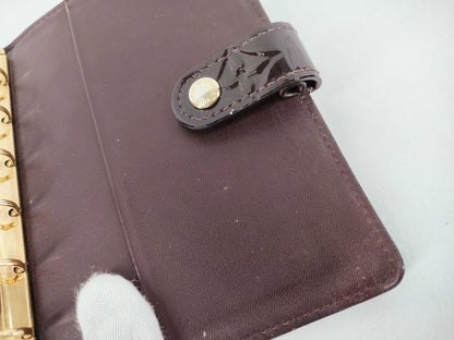 LOUIS VUITTON Vernis Agenda PM Notebook Cover