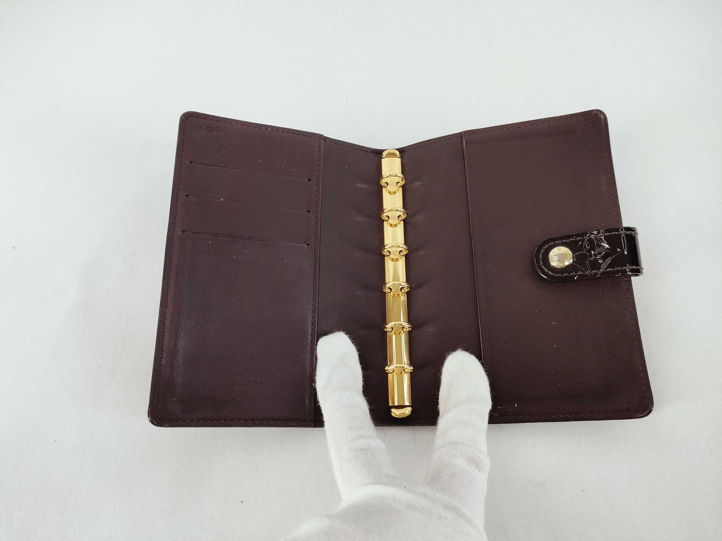 LOUIS VUITTON Vernis Agenda PM Notebook Cover