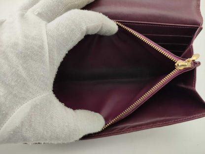 LOUIS VUITTON Vernis Vernis Porto Sarah Wallet