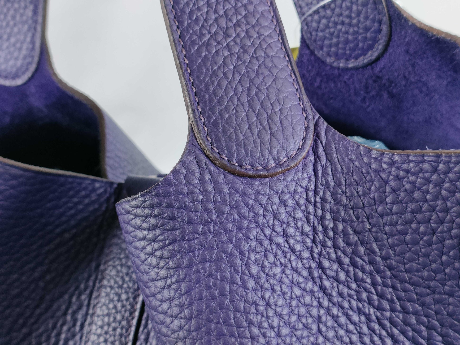 HERMES Picotin GM □R Stamped Tote Bag