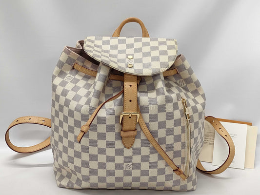 LOUIS VUITTON Damier Azur Slopen Backpack