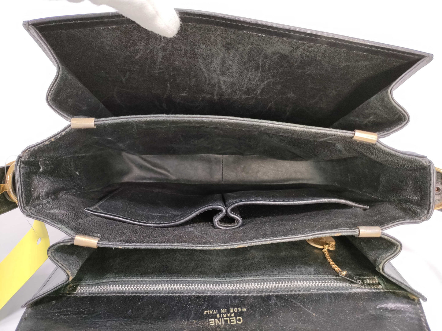 CELINE Shoulder Bag with peeling hardware