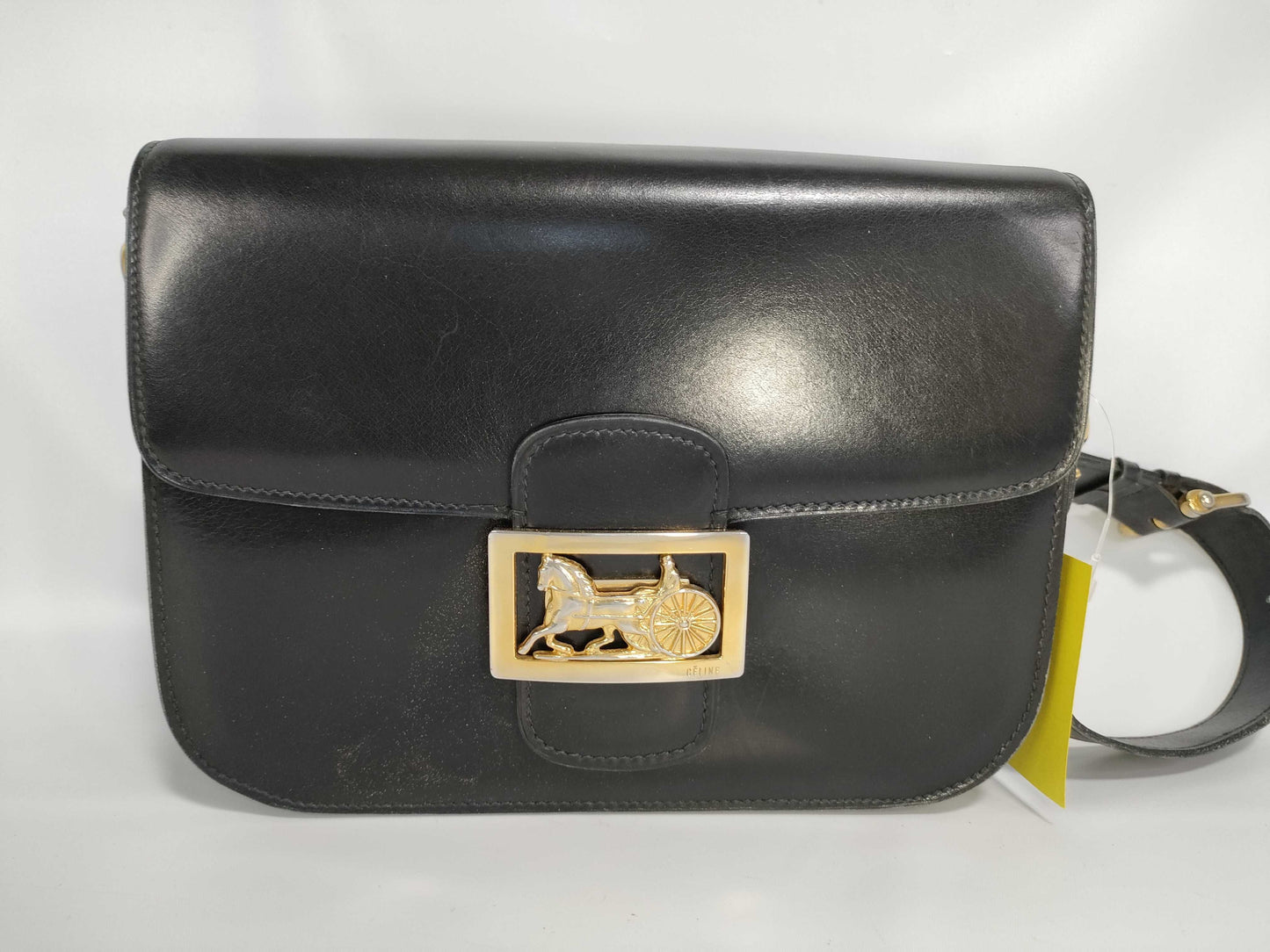 CELINE Shoulder Bag with peeling hardware