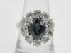 AX 3.84ct D 2.54ct Pt900 10.0g Ring 